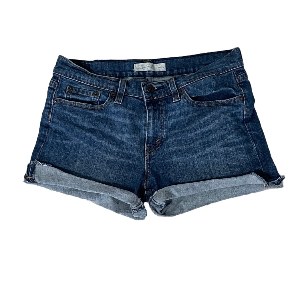 vintage levi’s blue denim shorts!